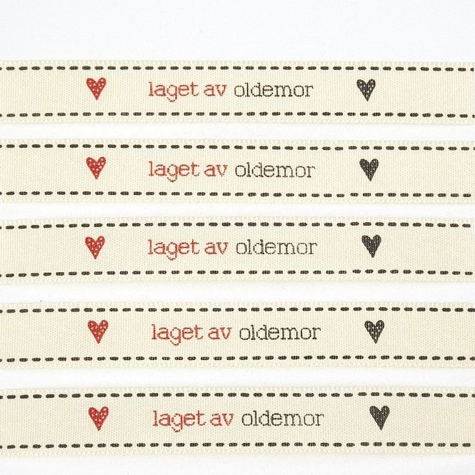 Hovedbilde Laget av oldemor - 5 stk Symerker Jakkehempe 