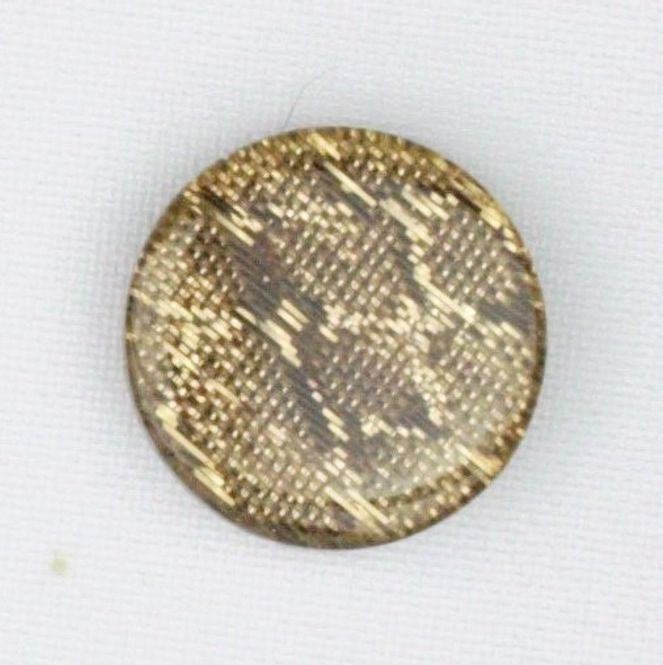 Hovedbilde Glitterknapp bronse slangeskinn 18 mm