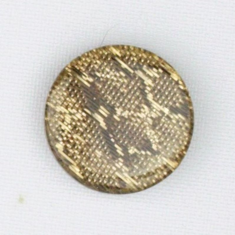 Glitterknapp bronse slangeskinn 18 mm