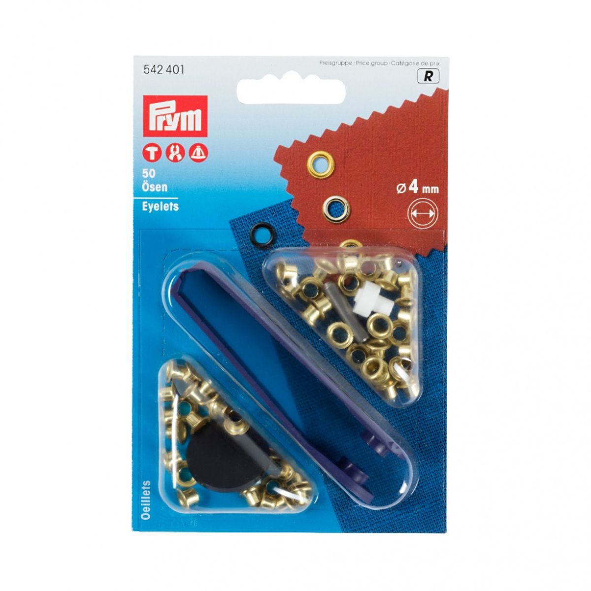 Maljer messing  4 mm Prym