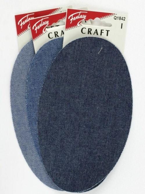 Hovedbilde Denim lappelapp lyseblå reparasjonslapp jeans / ...
