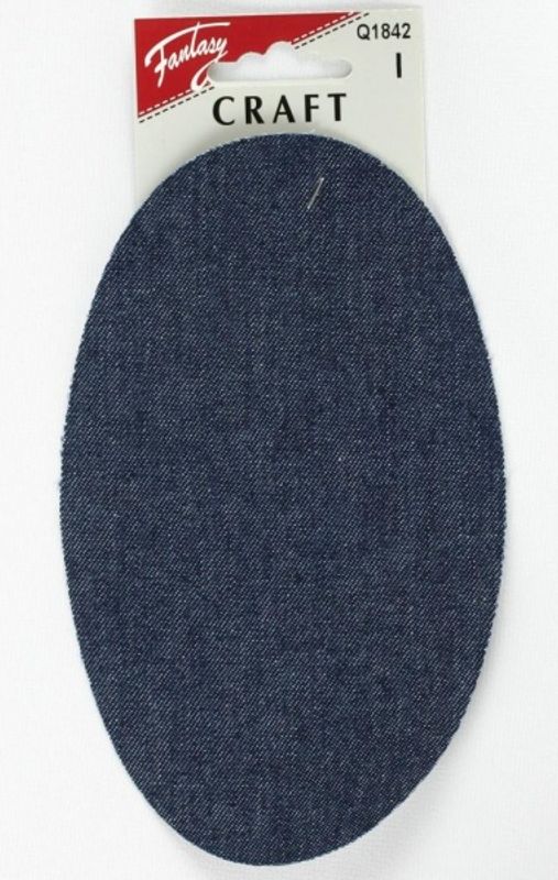 Denim lappelapp mørkeblå reparasjonslapp jeans / dongeri