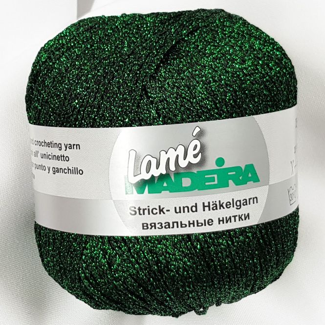 Hovedbilde Madeira Lame Smaragdgrønn viscose-polyester ...