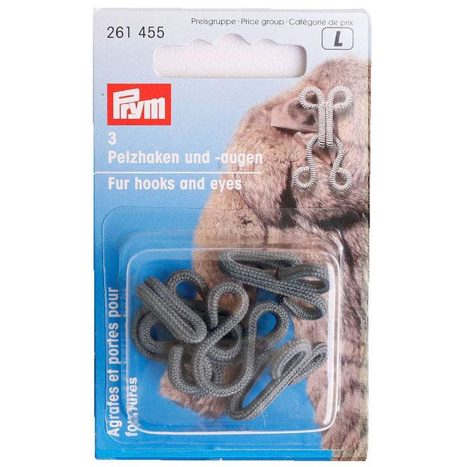 Hovedbilde Pelshekter grå - 3 sett