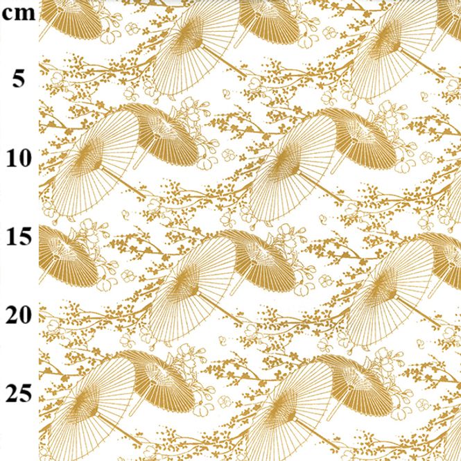Hovedbilde Poplin Kyoto parasoll på off-white bomullspoplin