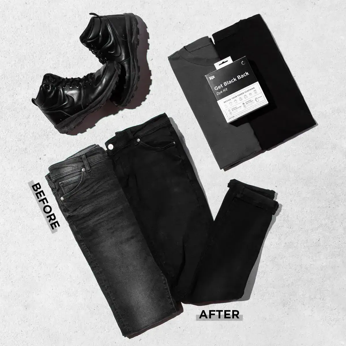 Rit Get Black Back Dye Kit - refarging