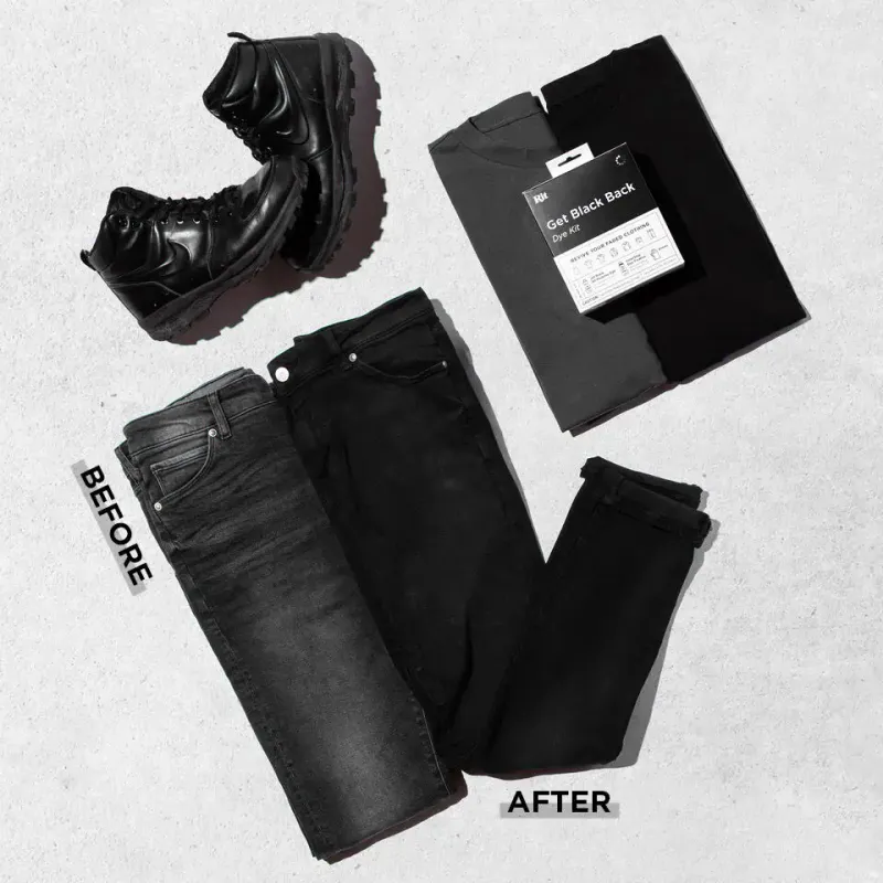 Rit Get Black Back Dye Kit - refarging