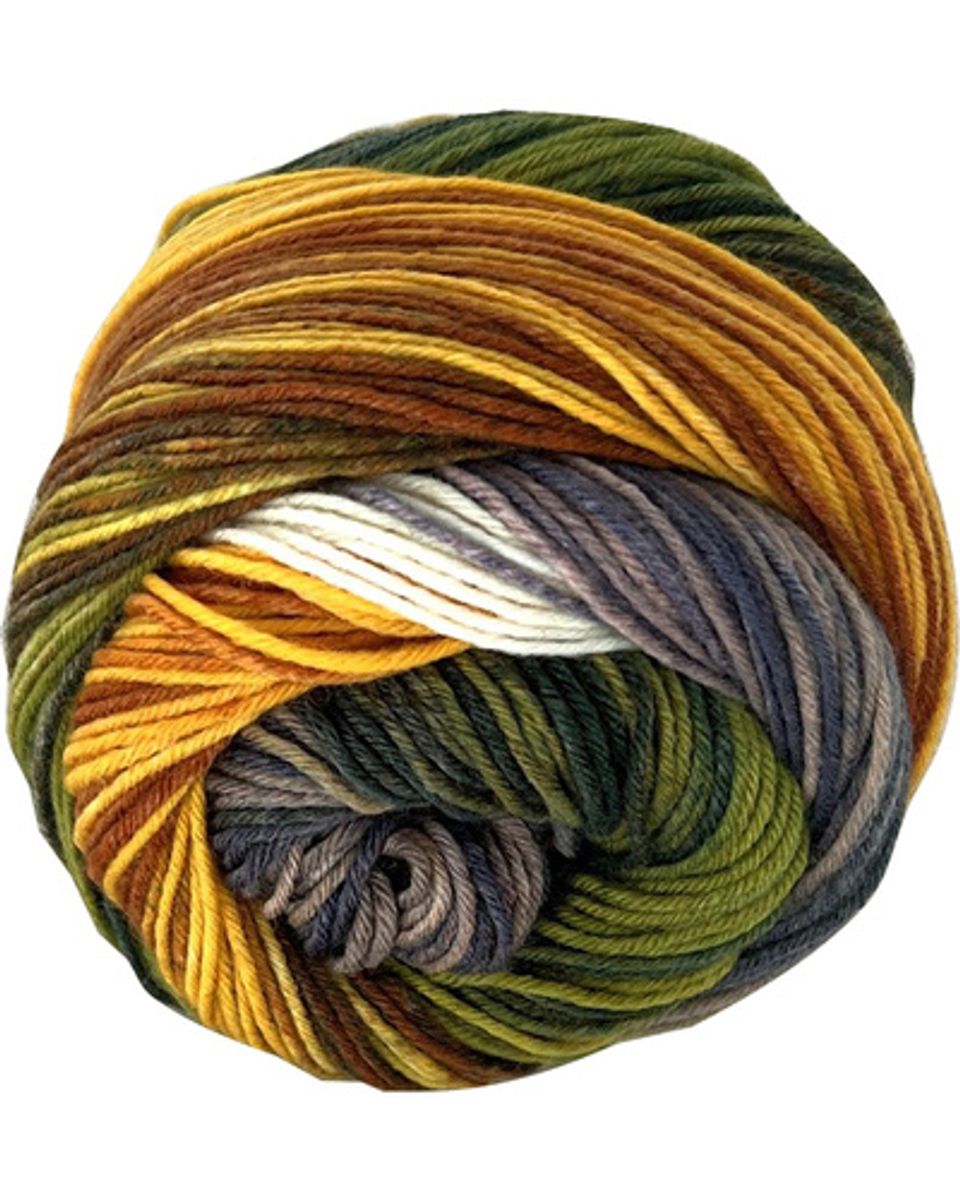 Solvej Mosegrodd sokkegarn fra Permin 150 g 