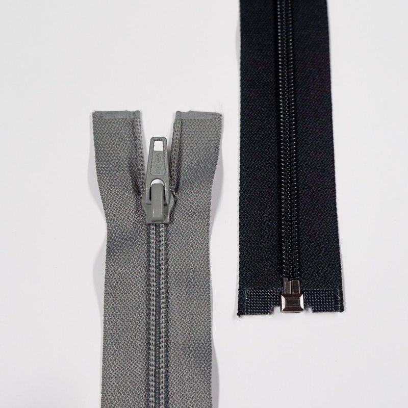Jakkeglidelås 6 mm nylon spiral delbar glidelås