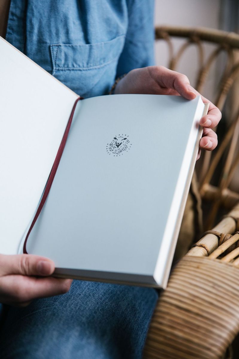 My Knitting Notes - prosjektnotatbok for strikkere terracotta