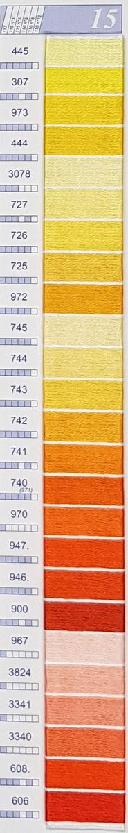 DMC Mouline No. 117 ensfarget brodergarn bomull