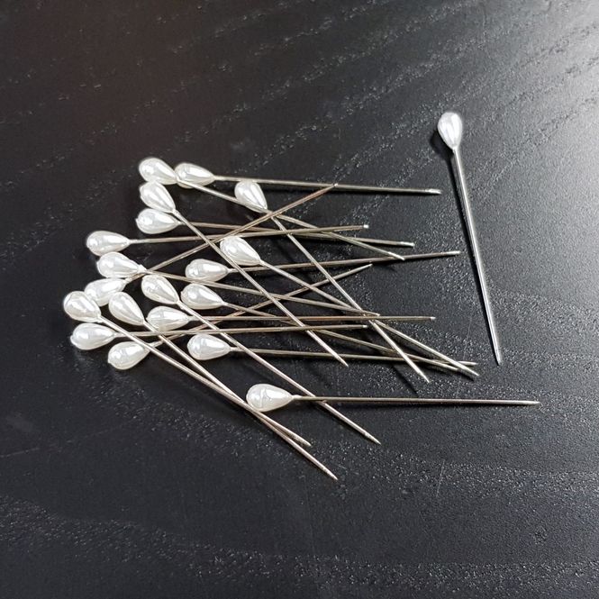 Hovedbilde Knappenåler perlehodeknappenåler 55 mm