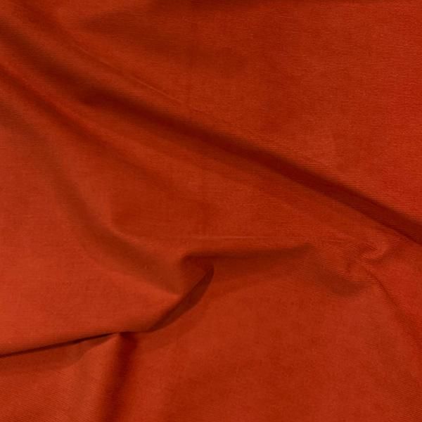 Hovedbilde Babyfløyel cordfløyel brent oransje bomull 21 ...