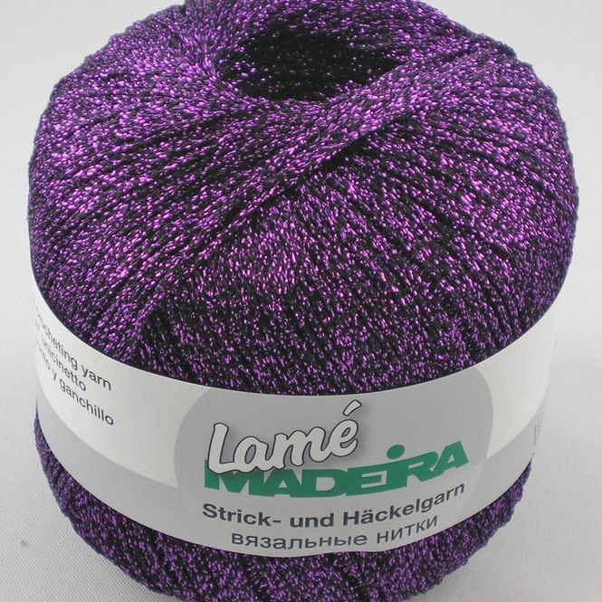 Hovedbilde Madeira Lame Lilla viscose-polyester glittergarn ...