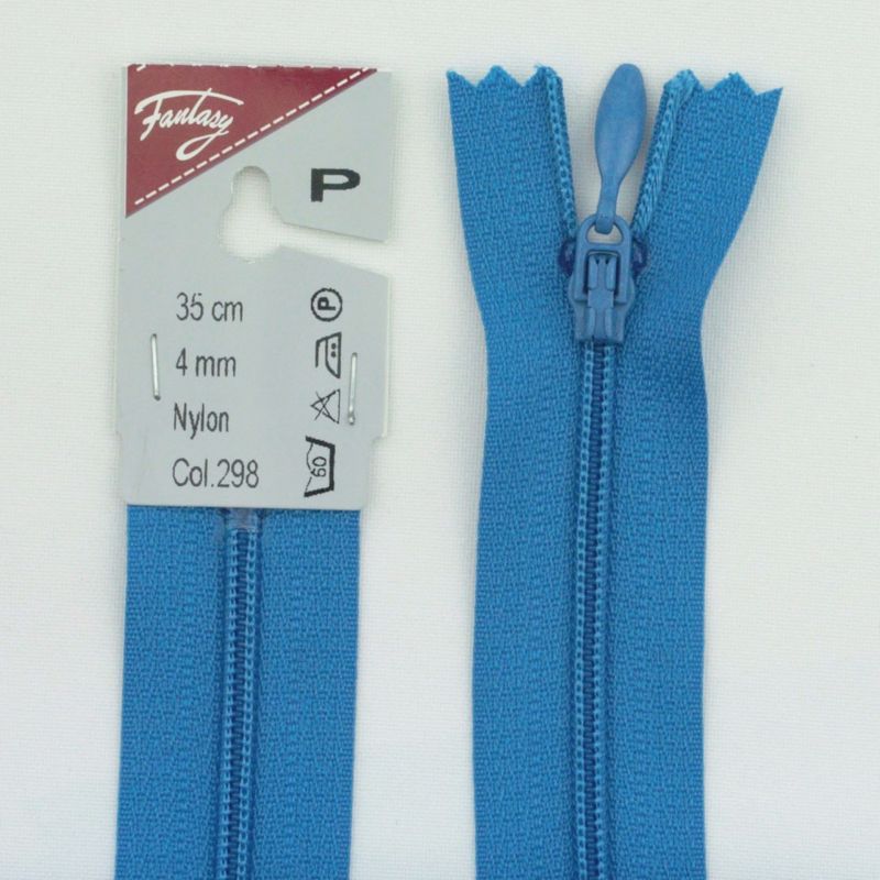 Glidelås 4 mm nylon ikke-delbar spiralglidelås