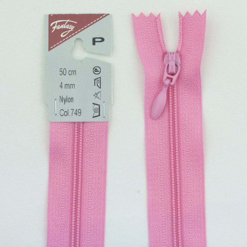 Glidelås 4 mm nylon ikke-delbar spiralglidelås