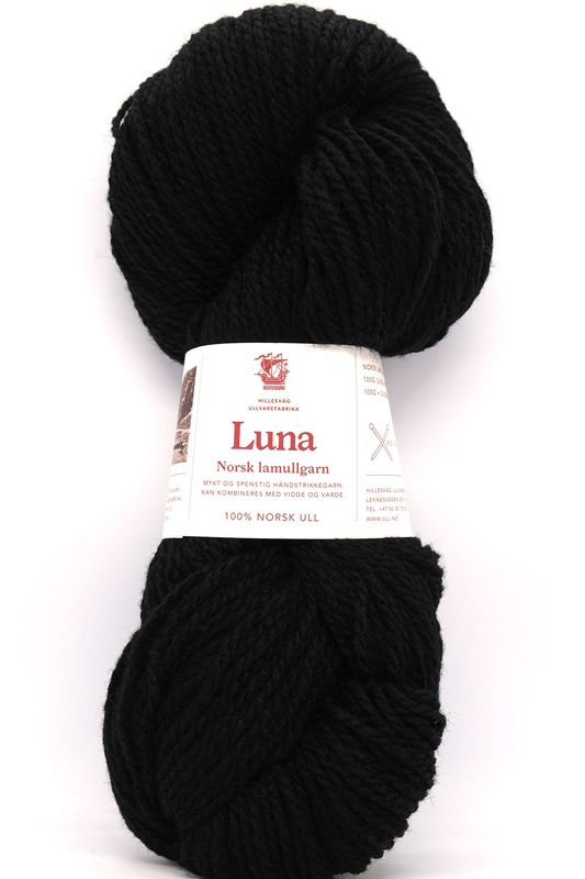 Luna - Norsk lamullsgarn 100 g Hillesvåg Fabrikker