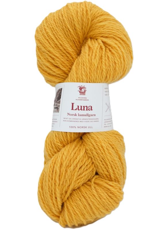 Luna - Norsk lamullsgarn 100 g Hillesvåg Fabrikker
