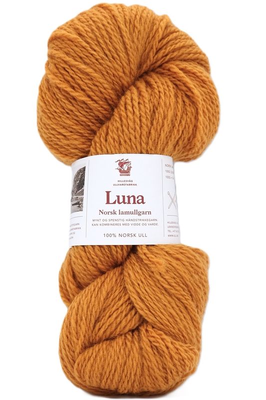 Luna - Norsk lamullsgarn 100 g Hillesvåg Fabrikker