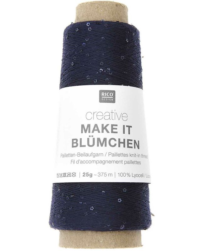 Creative Make It Blümchen - paljett følgetråd 375 m