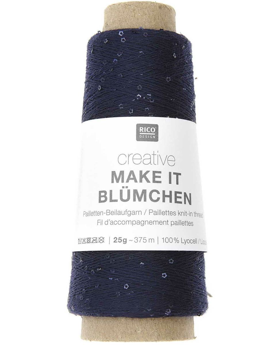 Creative Make It Blümchen - paljett følgetråd 375 m