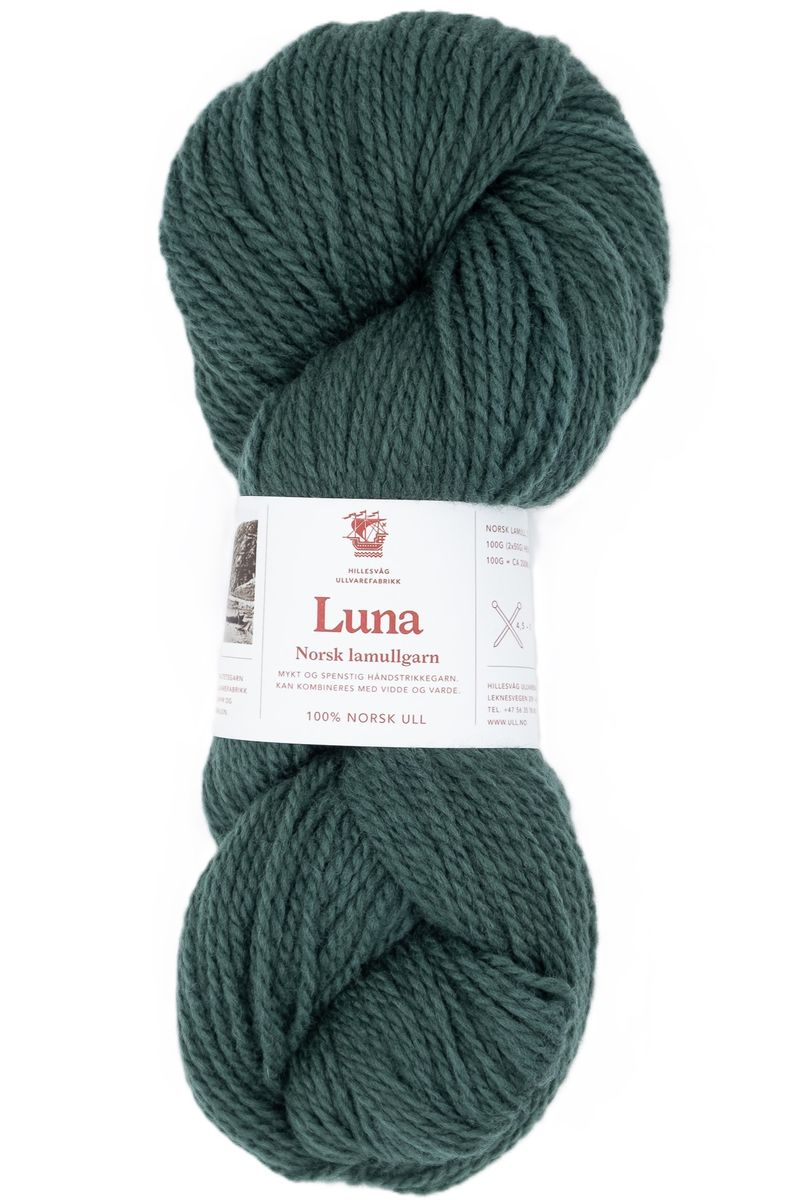 Luna - Norsk lamullsgarn 100 g Hillesvåg Fabrikker