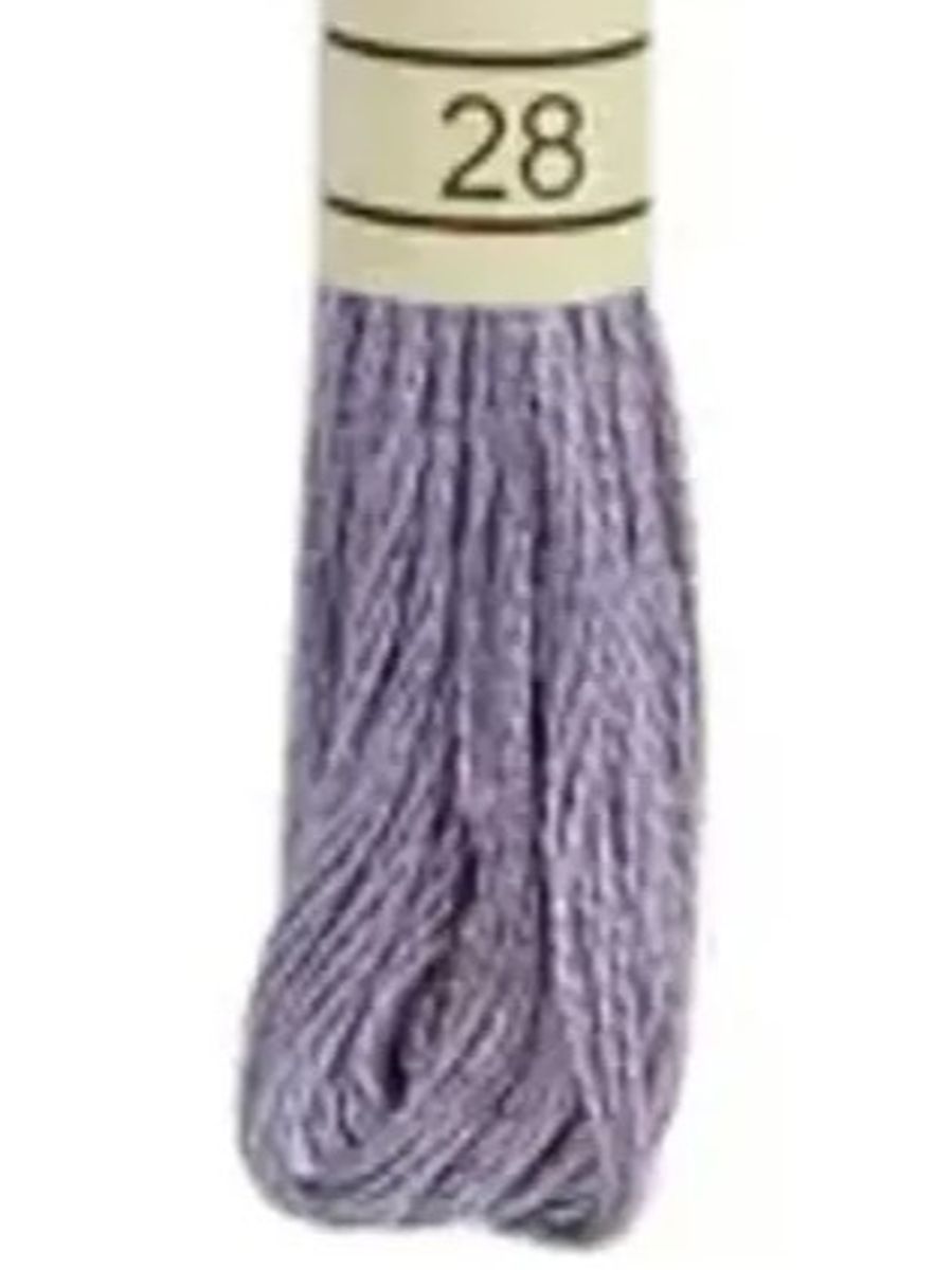 DMC Mouline No. 117 ensfarget brodergarn bomull