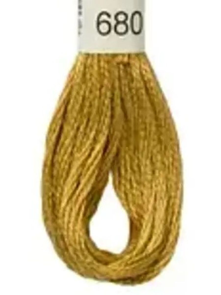 DMC Mouline No. 117 ensfarget brodergarn bomull
