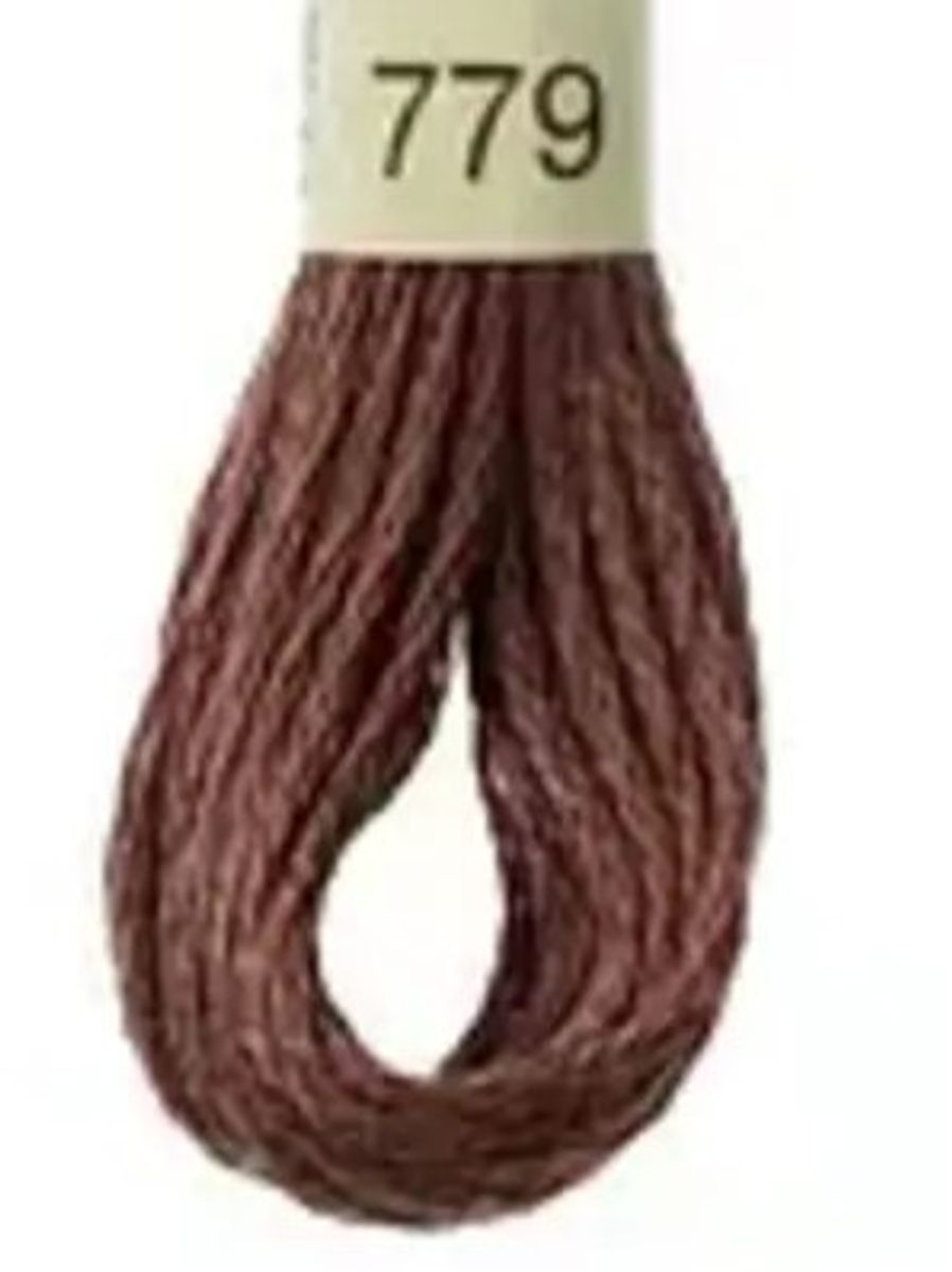 DMC Mouline No. 117 ensfarget brodergarn bomull