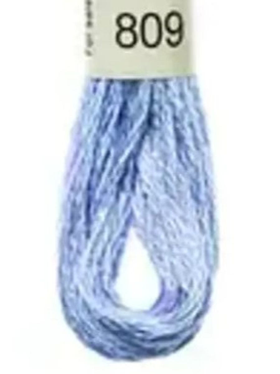 DMC Mouline No. 117 ensfarget brodergarn bomull