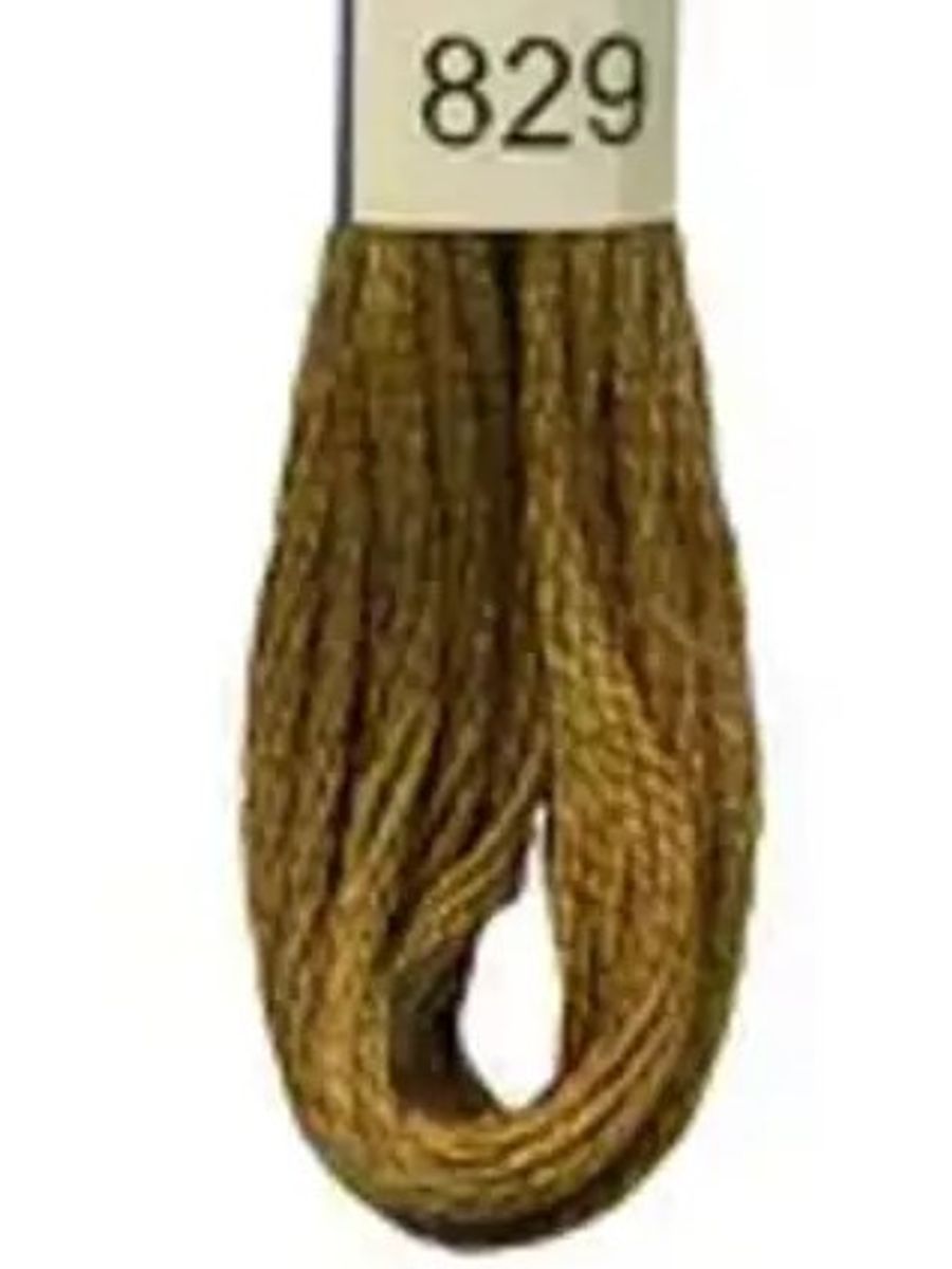 DMC Mouline No. 117 ensfarget brodergarn bomull