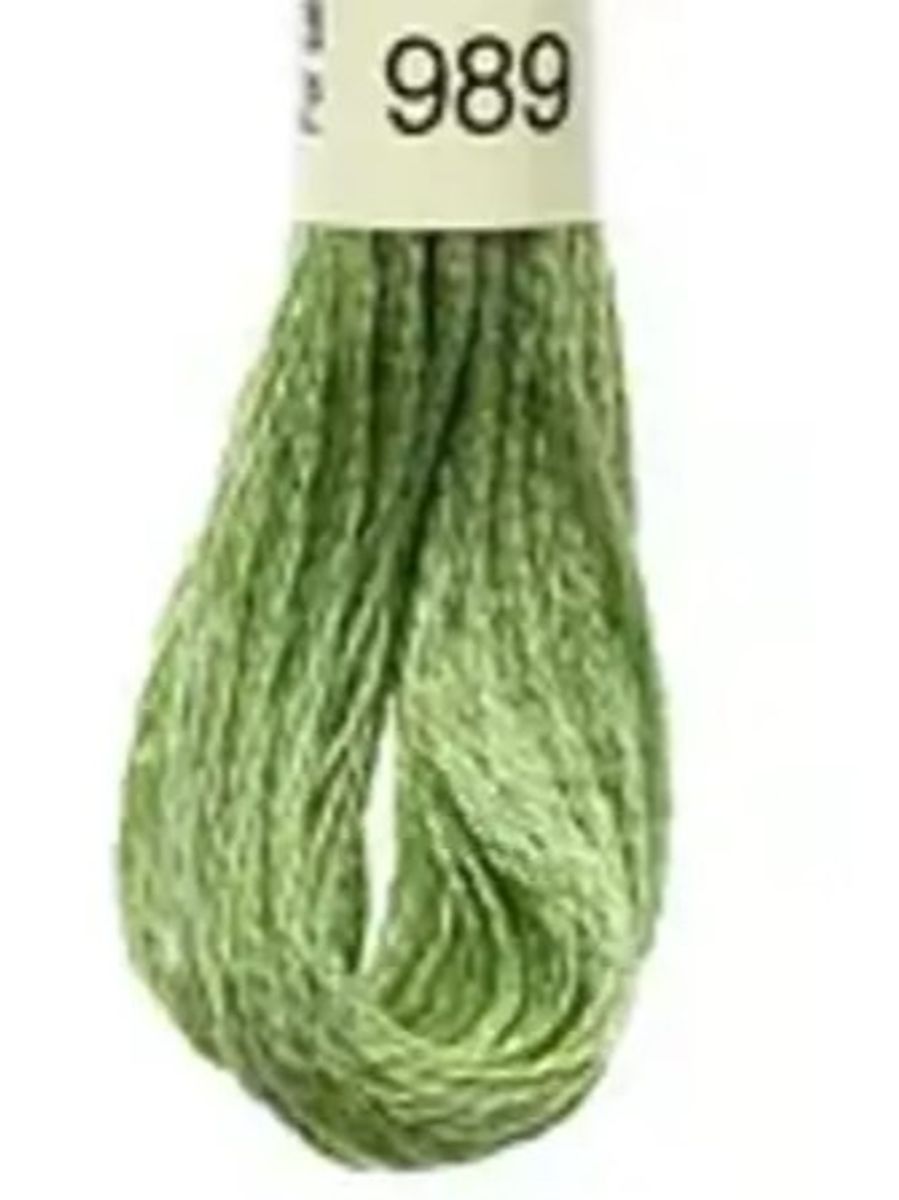 DMC Mouline No. 117 ensfarget brodergarn bomull