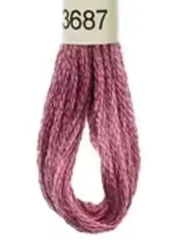 DMC Mouline No. 117 ensfarget brodergarn bomull