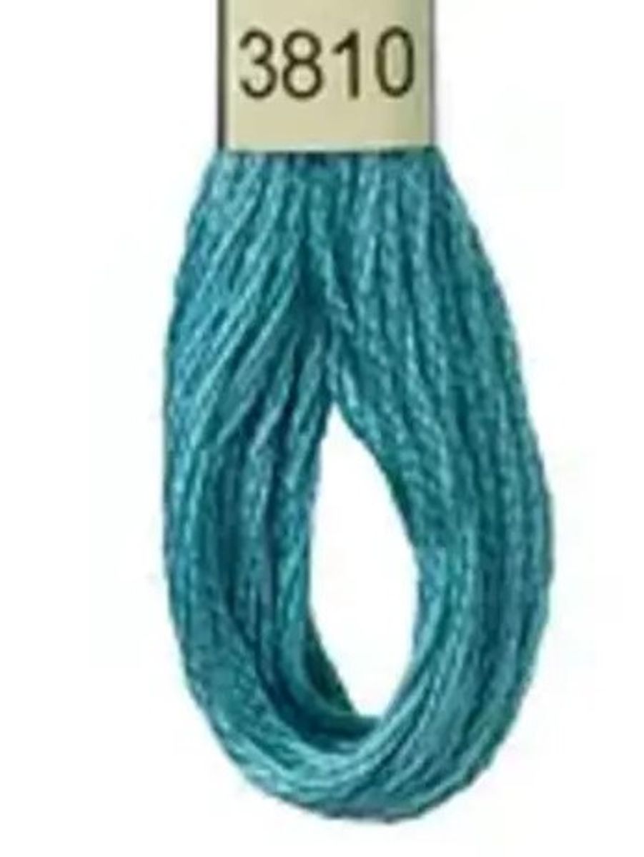 DMC Mouline No. 117 ensfarget brodergarn bomull