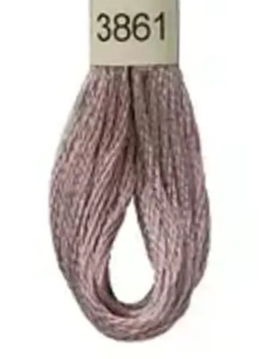 DMC Mouline No. 117 ensfarget brodergarn bomull