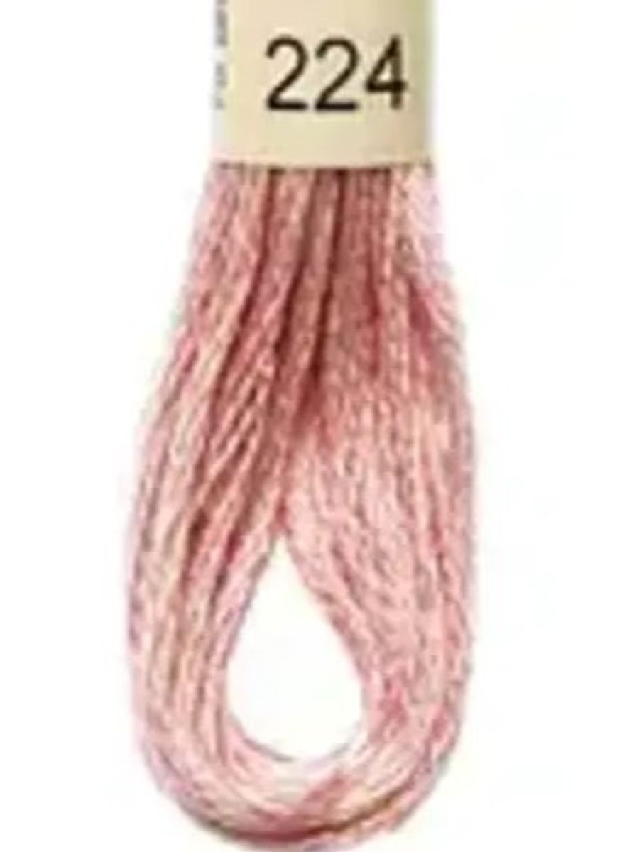 DMC Mouline No. 117 ensfarget brodergarn bomull