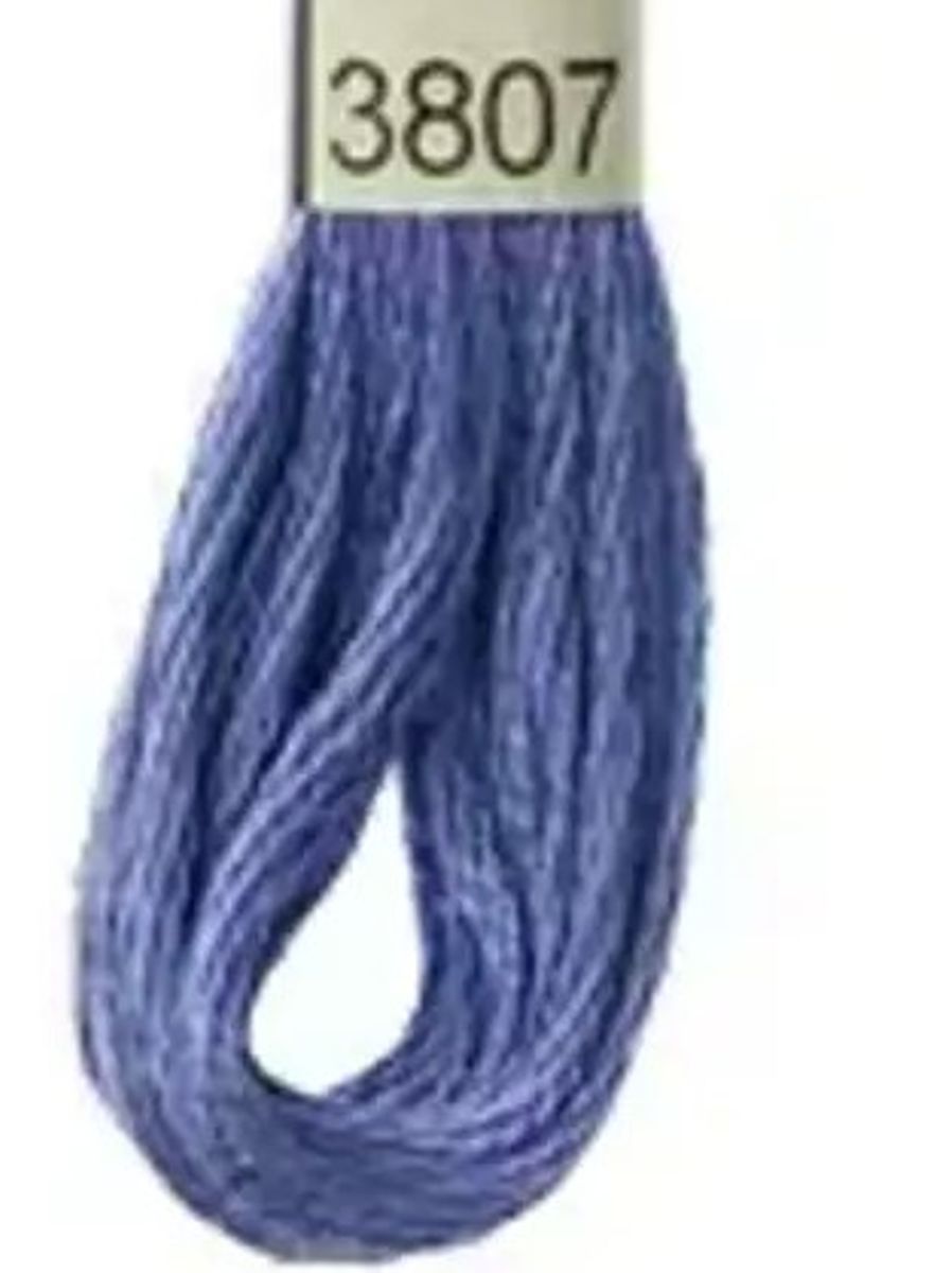 DMC Mouline No. 117 ensfarget brodergarn bomull