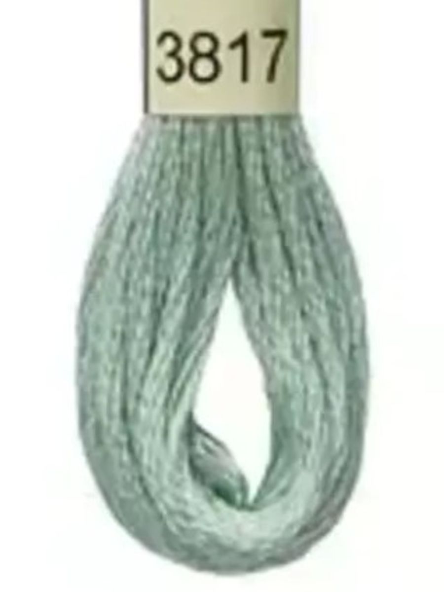 DMC Mouline No. 117 ensfarget brodergarn bomull