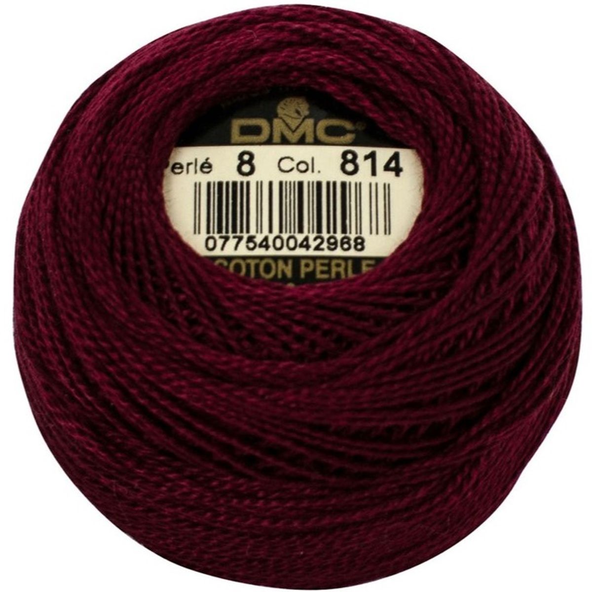 Perlegarn No.  8 DMC 116 Ensfarget bomull - Pearl cotton