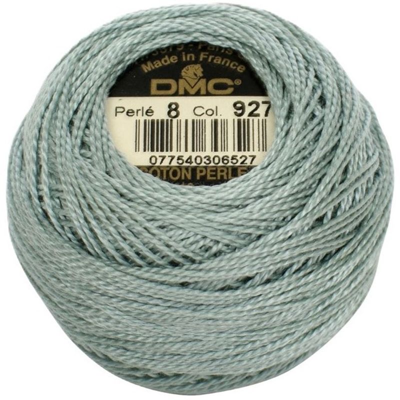 Perlegarn No.  8 DMC 116 Ensfarget bomull - Pearl cotton