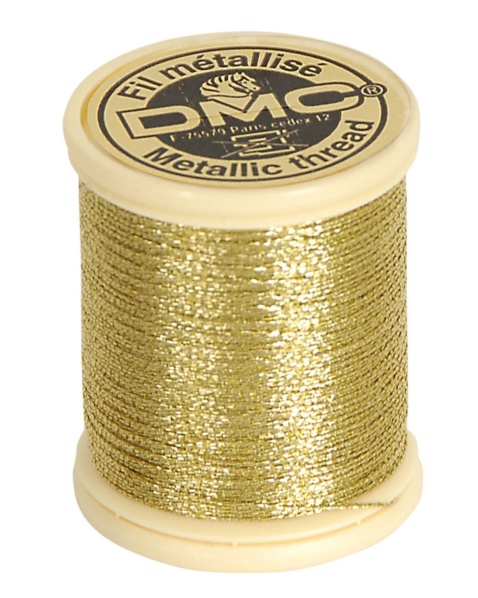 DMC Metallisk broderitråd - gull og sølv