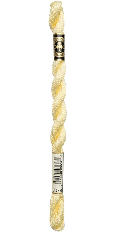 Perlegarn No.  5 DMC 115 Ensfarget bomullsbroderigarn