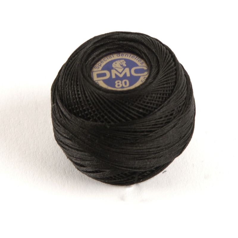 Hekle-/brodergarn Nr.  80 DMC fil A dentelle