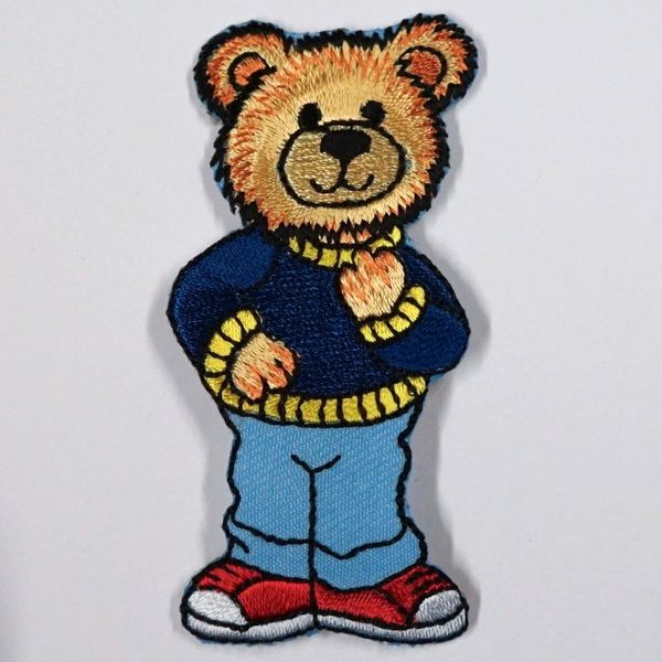 Hovedbilde Strykemerke Teddygutt symerke